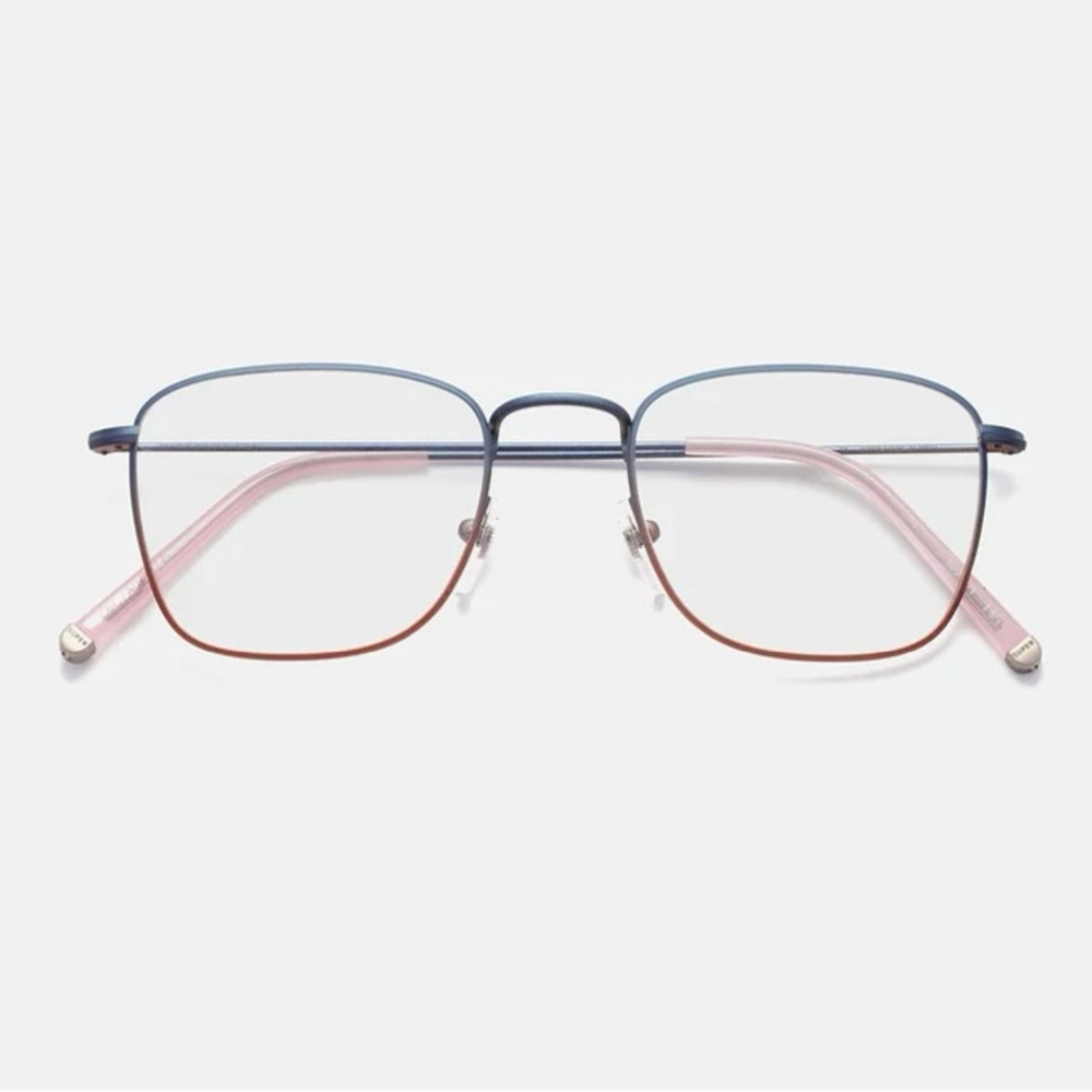 RETROSUPERFUTURE #50 Faded Navy/Rosa rectangular frames lightweight metal Frames